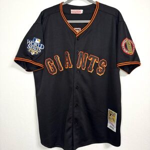 MITCHELL & NESS Tim Lincecum 2010 San Francisco Giants World Series Jersey 50